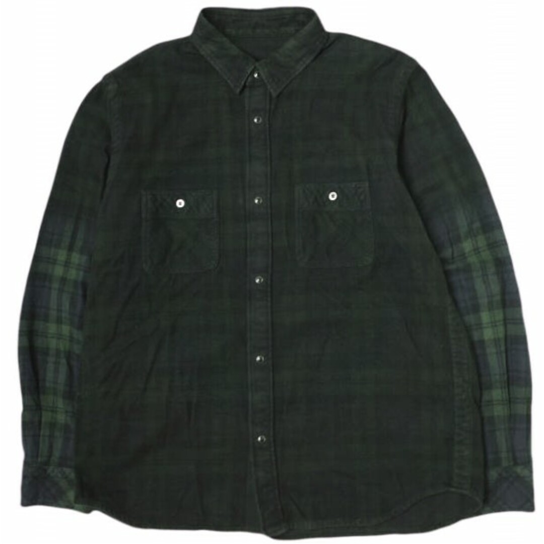 sacai - sacai サカイ 17AW 日本製 Gradient check shirt sacai - sacai サカイ 17AW 日本製 Gradient check shirt