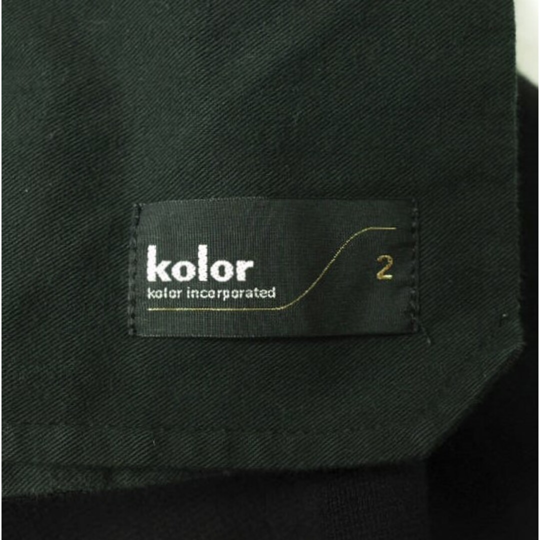 kolor - kolor カラー 日本製 ウールポンチ プリーツ1タック kolor - kolor カラー 日本製 ウールポンチ プリーツ1タック