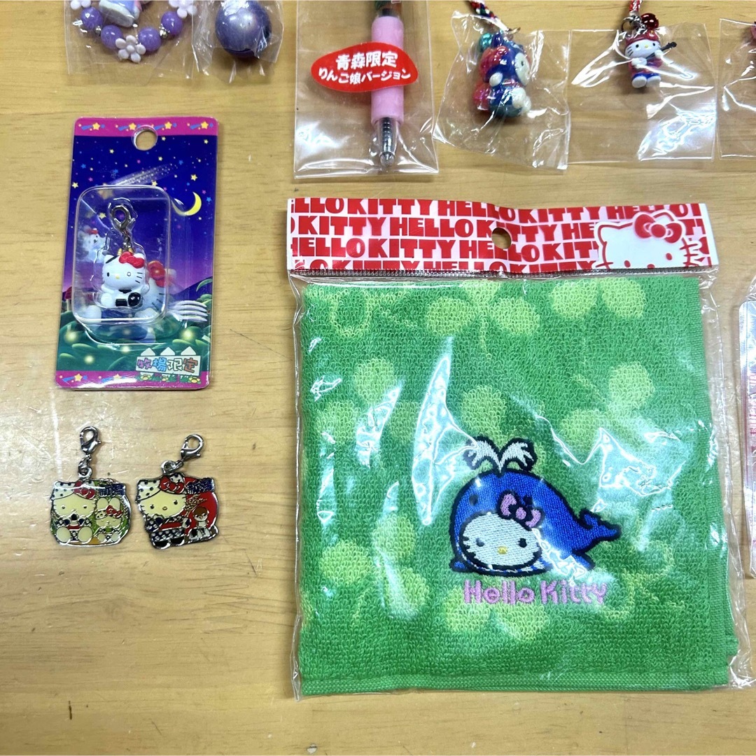 ハローキティ - キティ ご当地 ボールペン根付けストラップ ハローキティ - キティ ご当地 ボールペン根付けストラップ