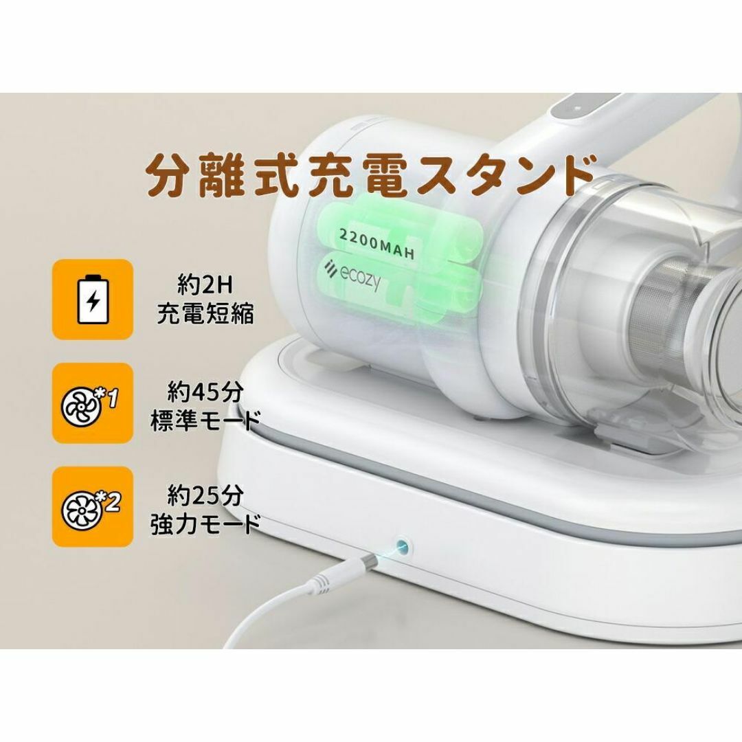 本日限定✨布団クリーナー コードレス 1.2kg超軽量 布団掃除機