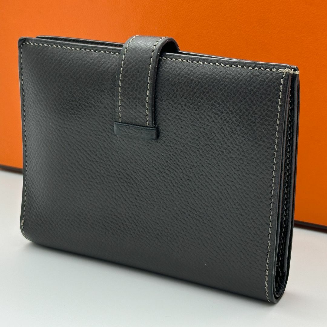 HERMES - 【極美品】HERMES べアンコンパクト 折財布 □I刻印 HERMES - 【極美品】HERMES べアンコンパクト 折財布 □I刻印