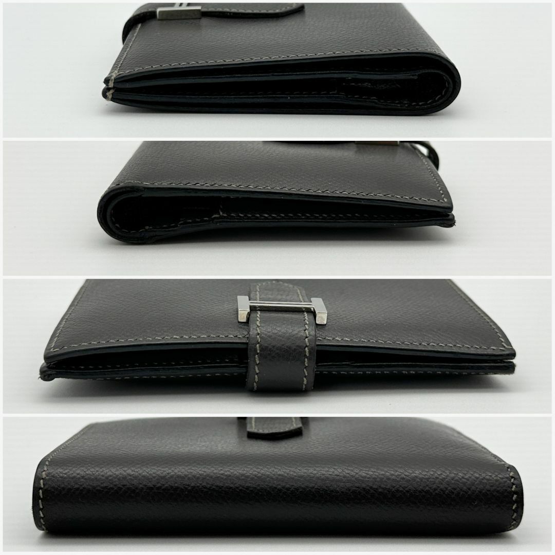 HERMES - 【極美品】HERMES べアンコンパクト 折財布 □I刻印 HERMES - 【極美品】HERMES べアンコンパクト 折財布 □I刻印