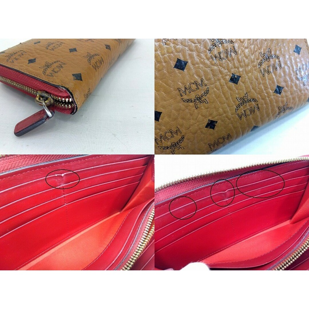 MCM - s25g-668k【中古】MCM エムシーエム ラウンドファスナー MCM - s25g-668k【中古】MCM エムシーエム ラウンドファスナー