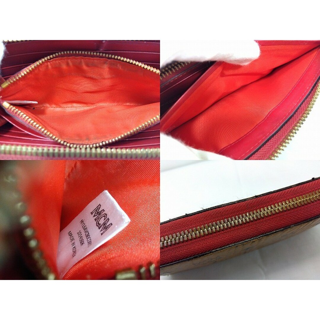 MCM - s25g-668k【中古】MCM エムシーエム ラウンドファスナー MCM - s25g-668k【中古】MCM エムシーエム ラウンドファスナー