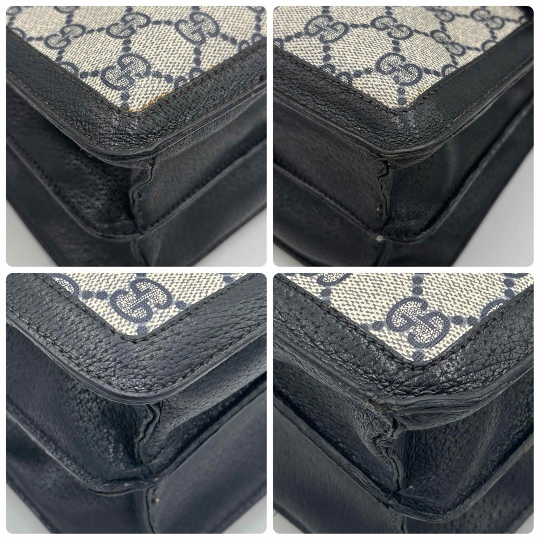GUCCI - GUCCI オールドグッチ シェリーライン GG柄 レザー GUCCI - GUCCI オールドグッチ シェリーライン GG柄 レザー
