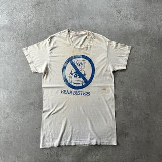 ヘインズ(Hanes)の80s Hanes ヘインズ ヴィンテージtシャツ USA製 L 両面プリント(Tシャツ/カットソー(半袖/袖なし))