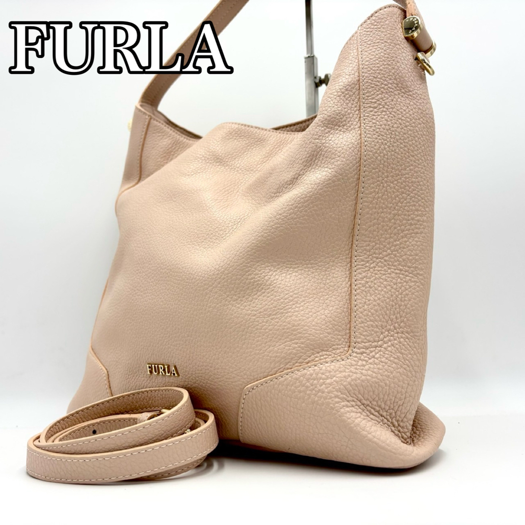 FURLA - 【美品】FURLA フルラ 2wayショルダーバッグ レザー A4 FURLA - 【美品】FURLA フルラ 2wayショルダーバッグ レザー A4