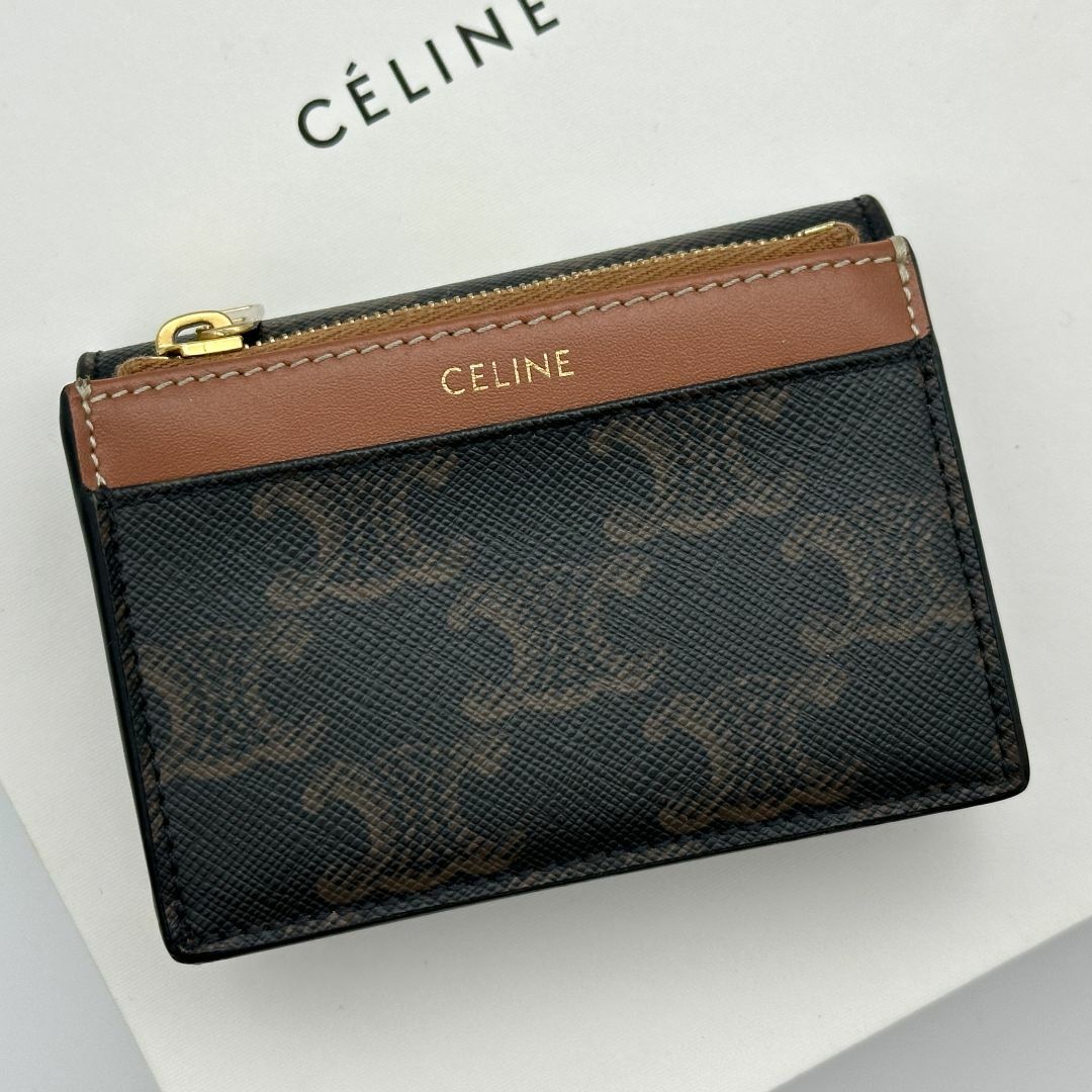 CELINE - 現行モデル【極美品】セリーヌ コンパクトウォレット CELINE - 現行モデル【極美品】セリーヌ コンパクトウォレット