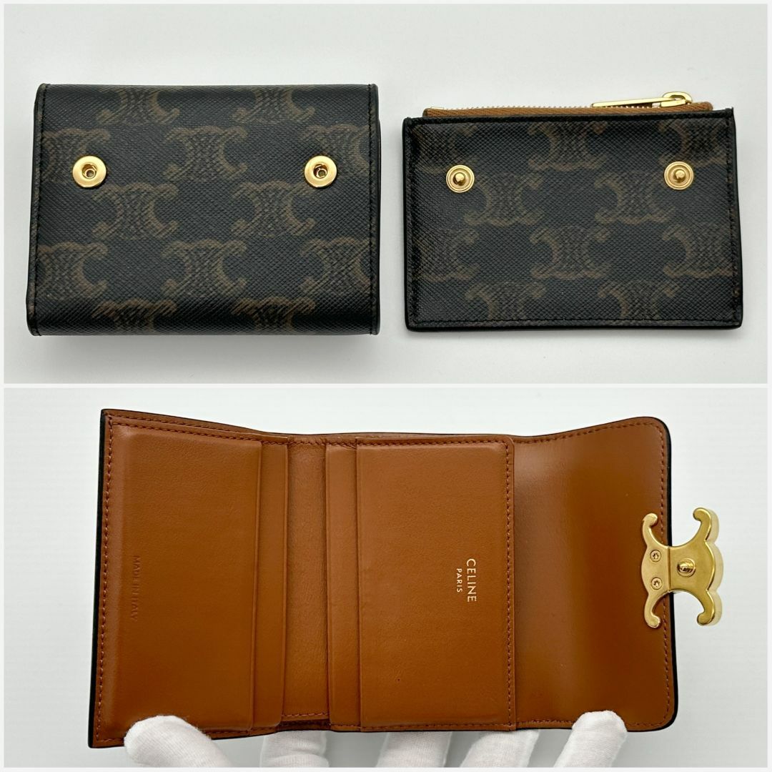 CELINE - 現行モデル【極美品】セリーヌ コンパクトウォレット CELINE - 現行モデル【極美品】セリーヌ コンパクトウォレット