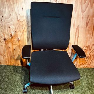 11350 ハイバック可動肘ポリッシュ脚ワークチェア OAチェアの 11350 ハイバック可動肘ポリッシュ脚ワークチェア OAチェアの