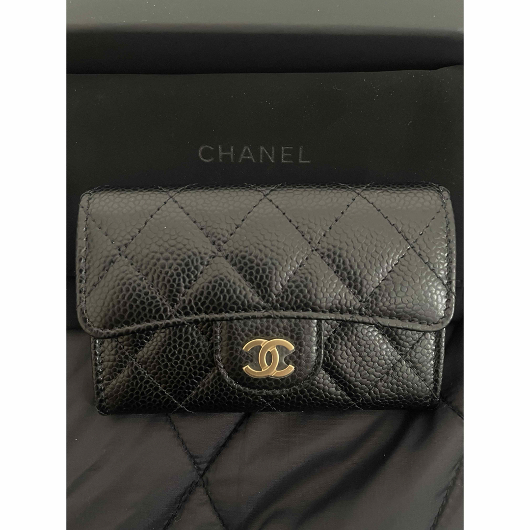CHANEL - 新品 CHANEL カードケース キャビアスキンの通販 by CHANEL - 新品 CHANEL カードケース キャビアスキンの通販 by