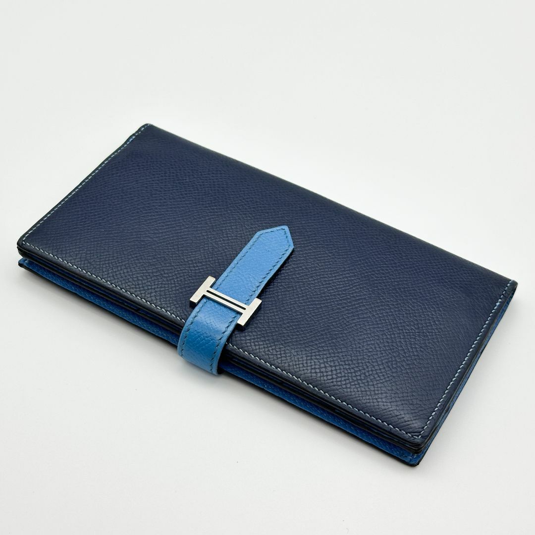 HERMES - 【極美品】HERMES ベアンスフレ ブルー T刻印 バイ HERMES - 【極美品】HERMES ベアンスフレ ブルー T刻印 バイ