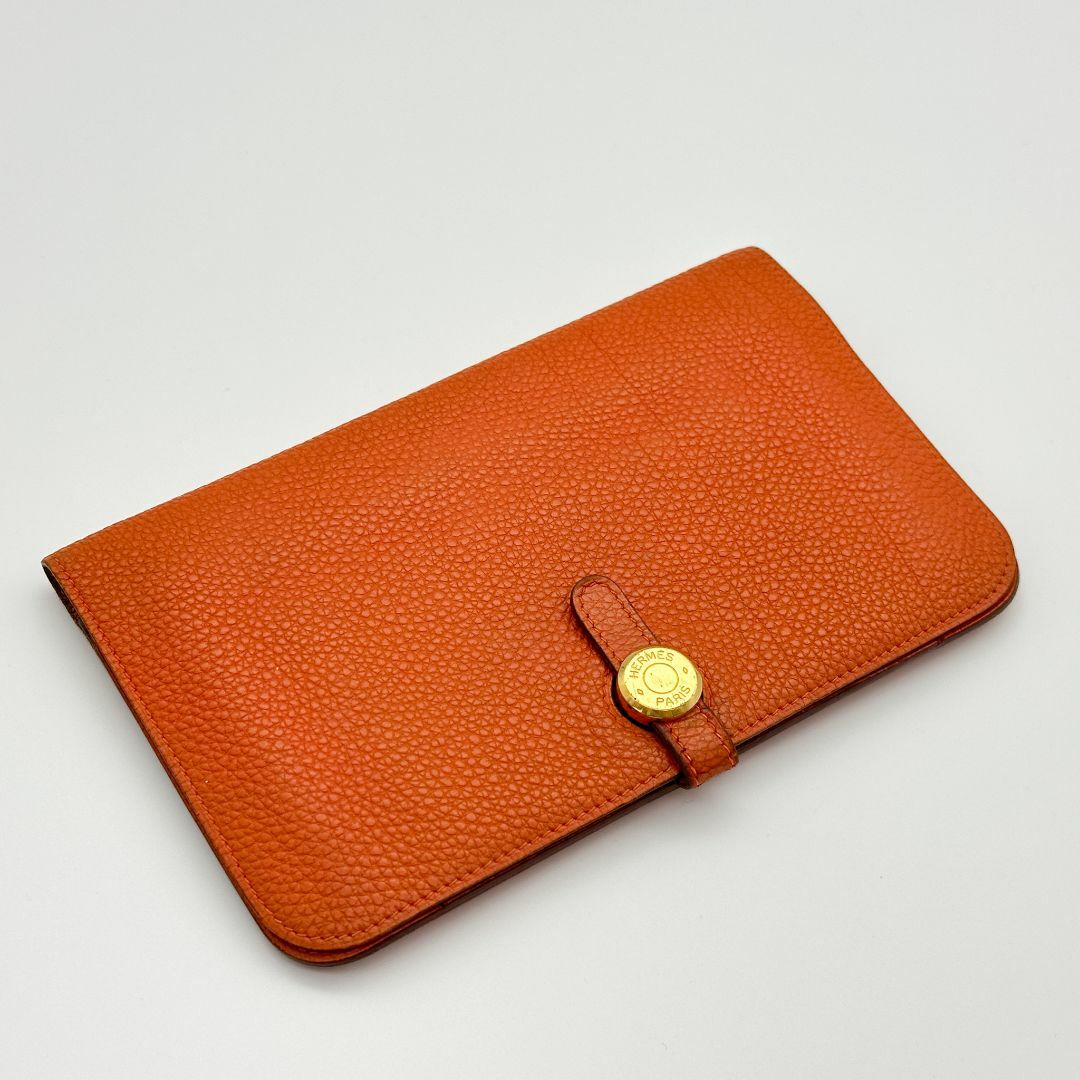 HERMES - 【極美品】HERMES エルメス ドゴンGM 長財布 □D刻印 HERMES - 【極美品】HERMES エルメス ドゴンGM 長財布 □D刻印