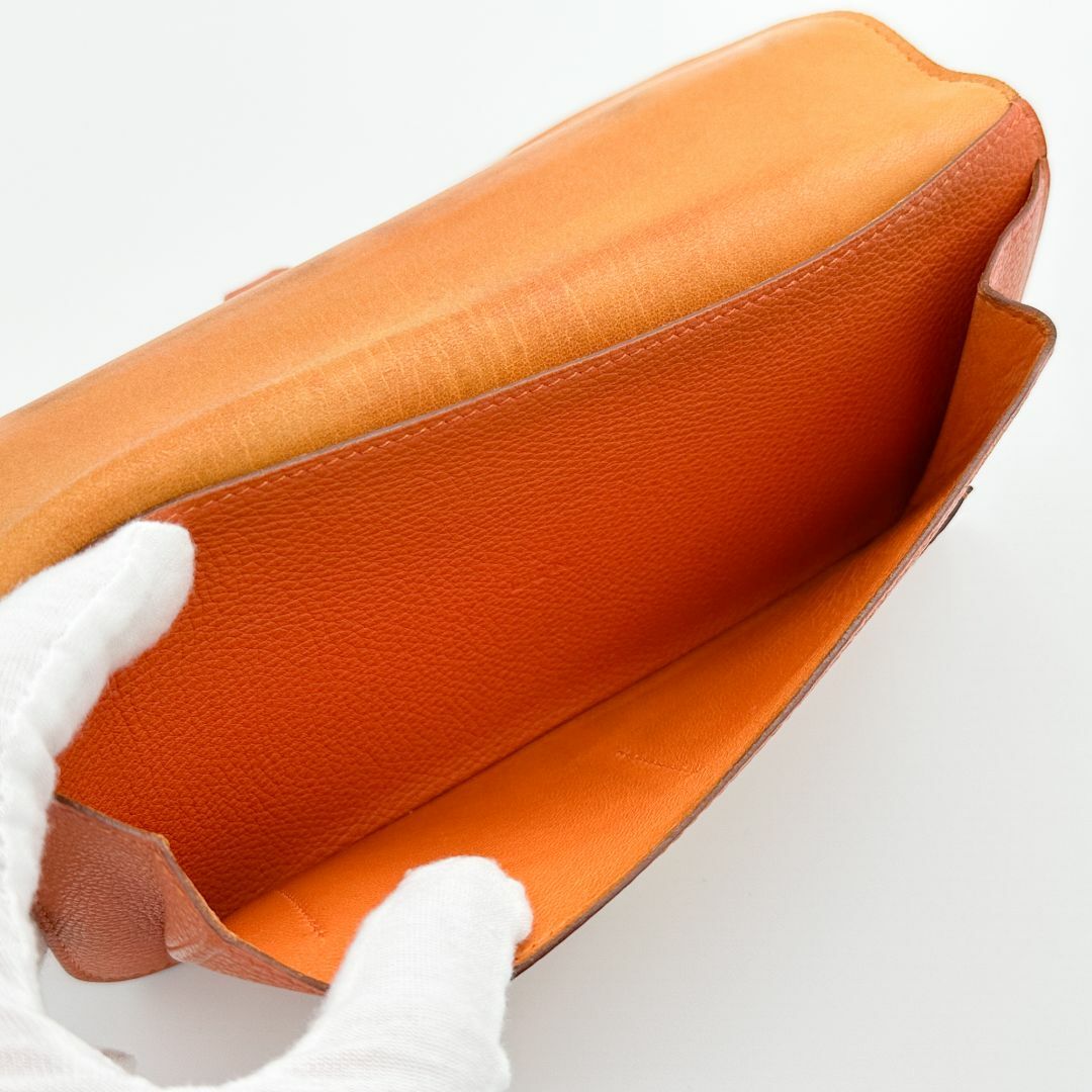 HERMES - 【極美品】HERMES エルメス ドゴンGM 長財布 □D刻印 HERMES - 【極美品】HERMES エルメス ドゴンGM 長財布 □D刻印