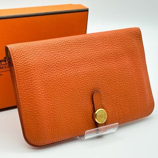 HERMES - 【極美品】HERMES エルメス ドゴンGM 長財布 □D刻印 HERMES - 【極美品】HERMES エルメス ドゴンGM 長財布 □D刻印