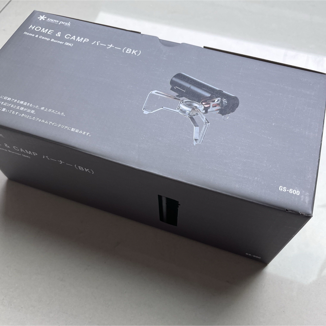 Snow Peak - HOME&CAMP バーナー GS-600 ブラック スノーピーク Snow Peak - HOME&CAMP バーナー GS-600 ブラック スノーピーク