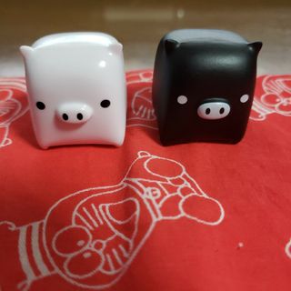 サンエックス　モノクロブー　ミニフィギュア　マスコット 2個セット(キャラクターグッズ)