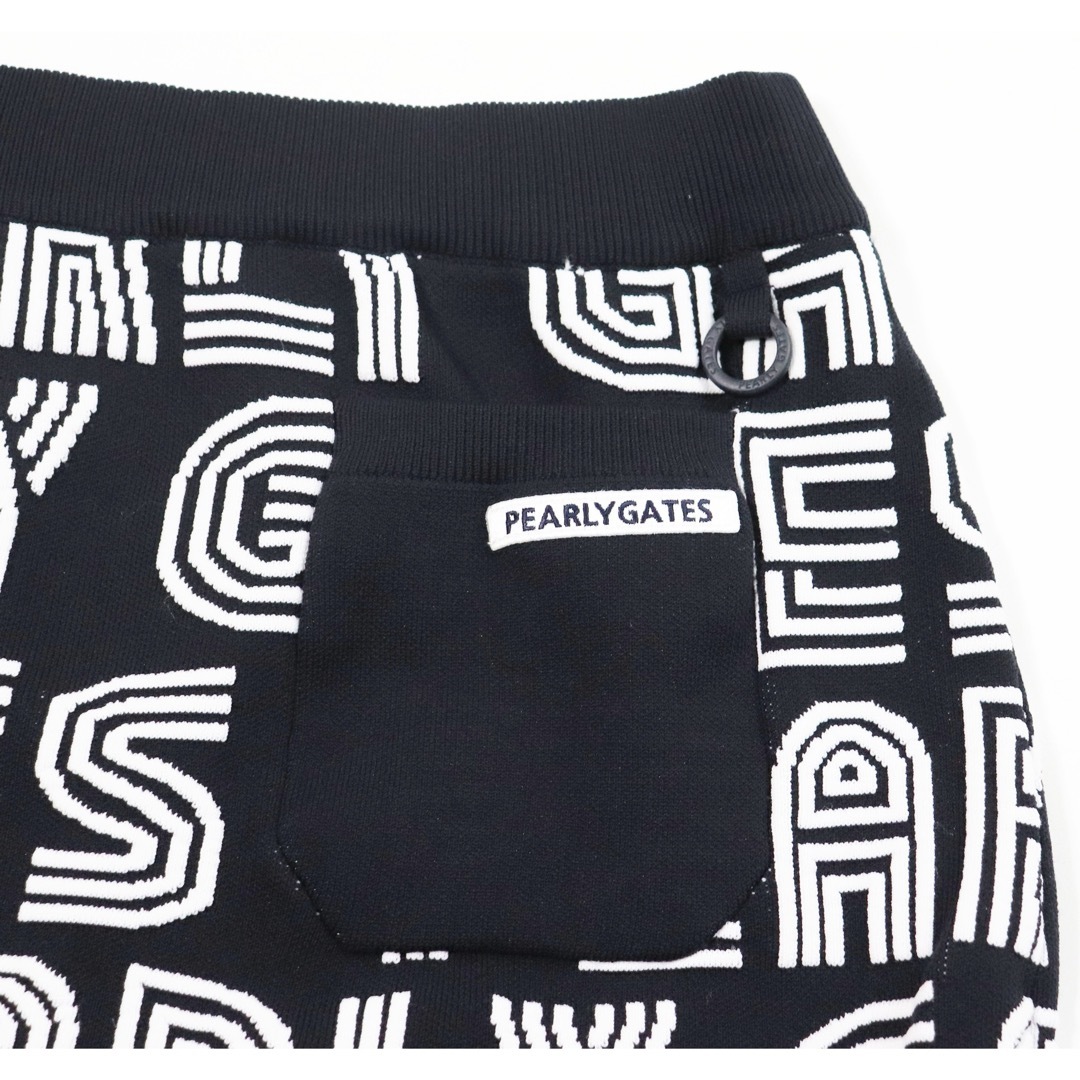 PEARLY GATES - 《パーリーゲイツ》新品 ストレッチ 立体ロゴ柄 PEARLY GATES - 《パーリーゲイツ》新品 ストレッチ 立体ロゴ柄