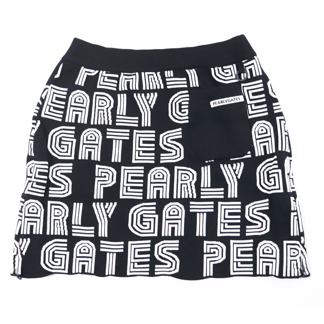 PEARLY GATES - 《パーリーゲイツ》新品 ストレッチ 立体ロゴ柄 PEARLY GATES - 《パーリーゲイツ》新品 ストレッチ 立体ロゴ柄