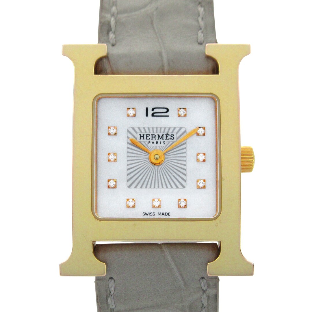 HERMES - HERMES エルメス 腕時計 Hウォッチ 11Pダイヤの通販 by HERMES - HERMES エルメス 腕時計 Hウォッチ 11Pダイヤの通販 by