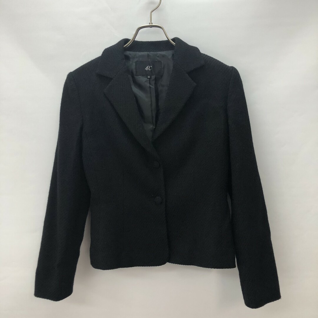 4℃ - 【4°C】ヨンドシー　レディース　ジャケット　フォーマル　アウター　黒系　Ⅿサイズ