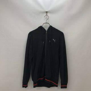 プーマ(PUMA)の【PUMA 】プーマ　トップス　パーカー　フーディー　黒系　ブラック　Lサイズ　カジュアル　スポーティー(パーカー)