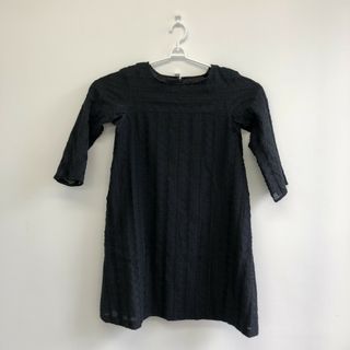 ホコモモラ(Jocomomola)の【Jocomomola】ホコモモラ　　ブラック　黒　長袖　ニット　ブラウス　トップス　七分袖　(シャツ/ブラウス(長袖/七分))