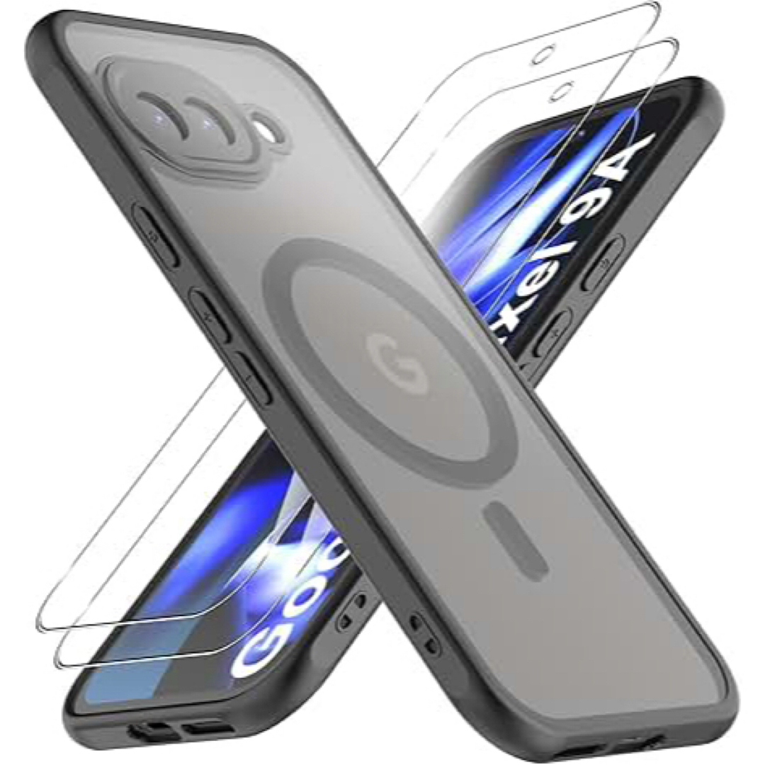 1個+2枚セット】For Google Pixel 9a ケース(1個·Mag スマホ/家電/カメラのスマホアクセサリー(Androidケース)の商品写真