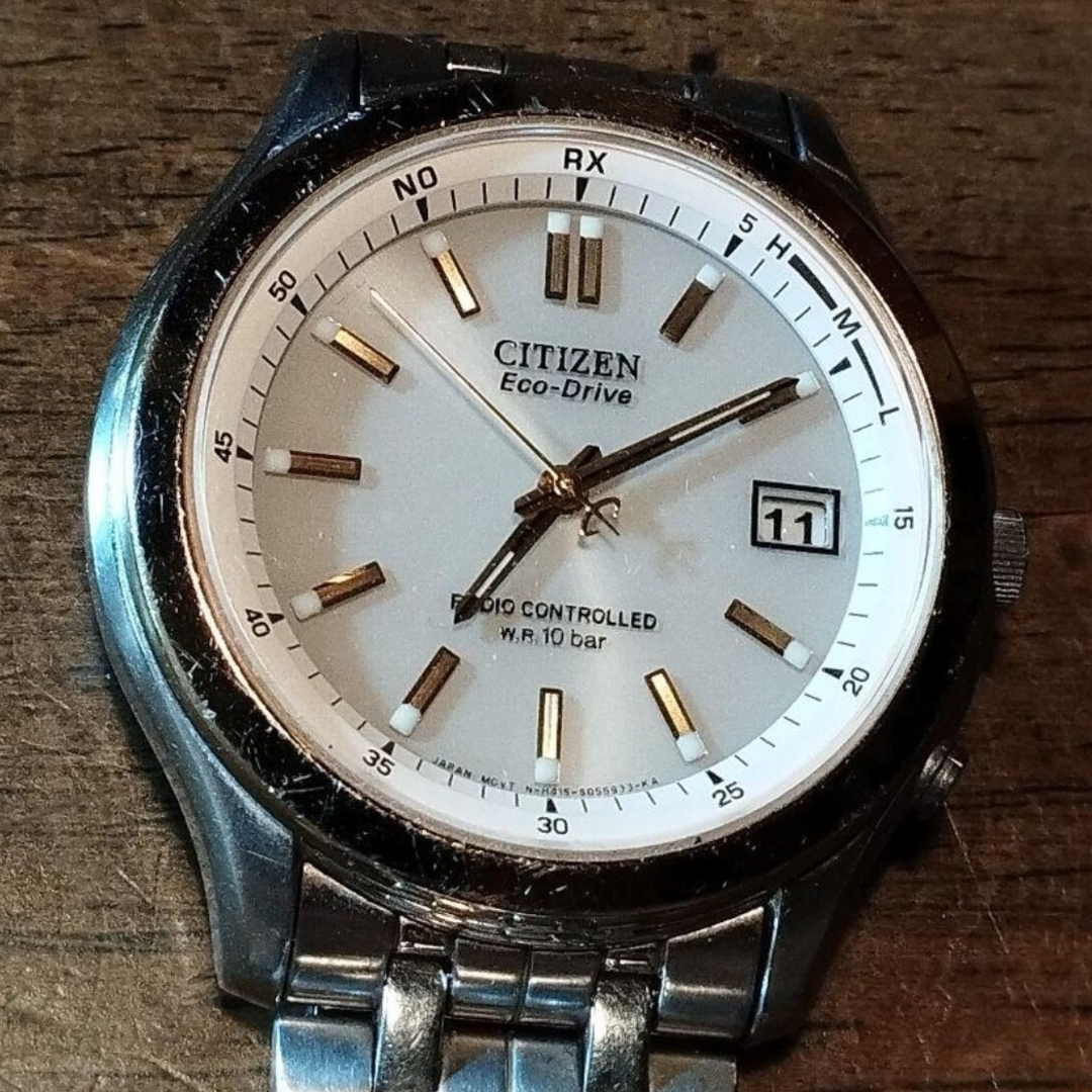CITIZEN - AS40 シチズン・エコドライブ 電波・ソーラー時計 CITIZEN - AS40 シチズン・エコドライブ 電波・ソーラー時計
