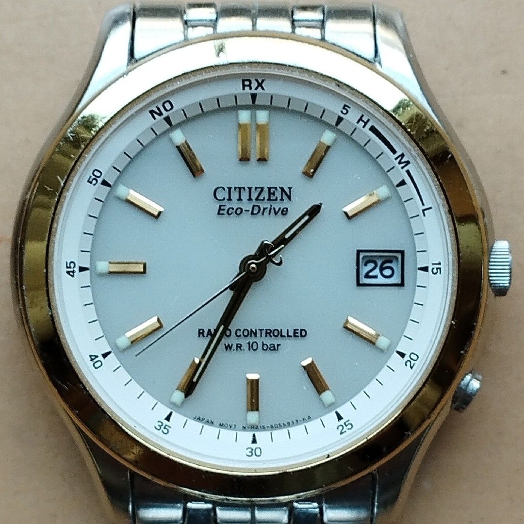 CITIZEN - AS40 シチズン・エコドライブ 電波・ソーラー時計 CITIZEN - AS40 シチズン・エコドライブ 電波・ソーラー時計