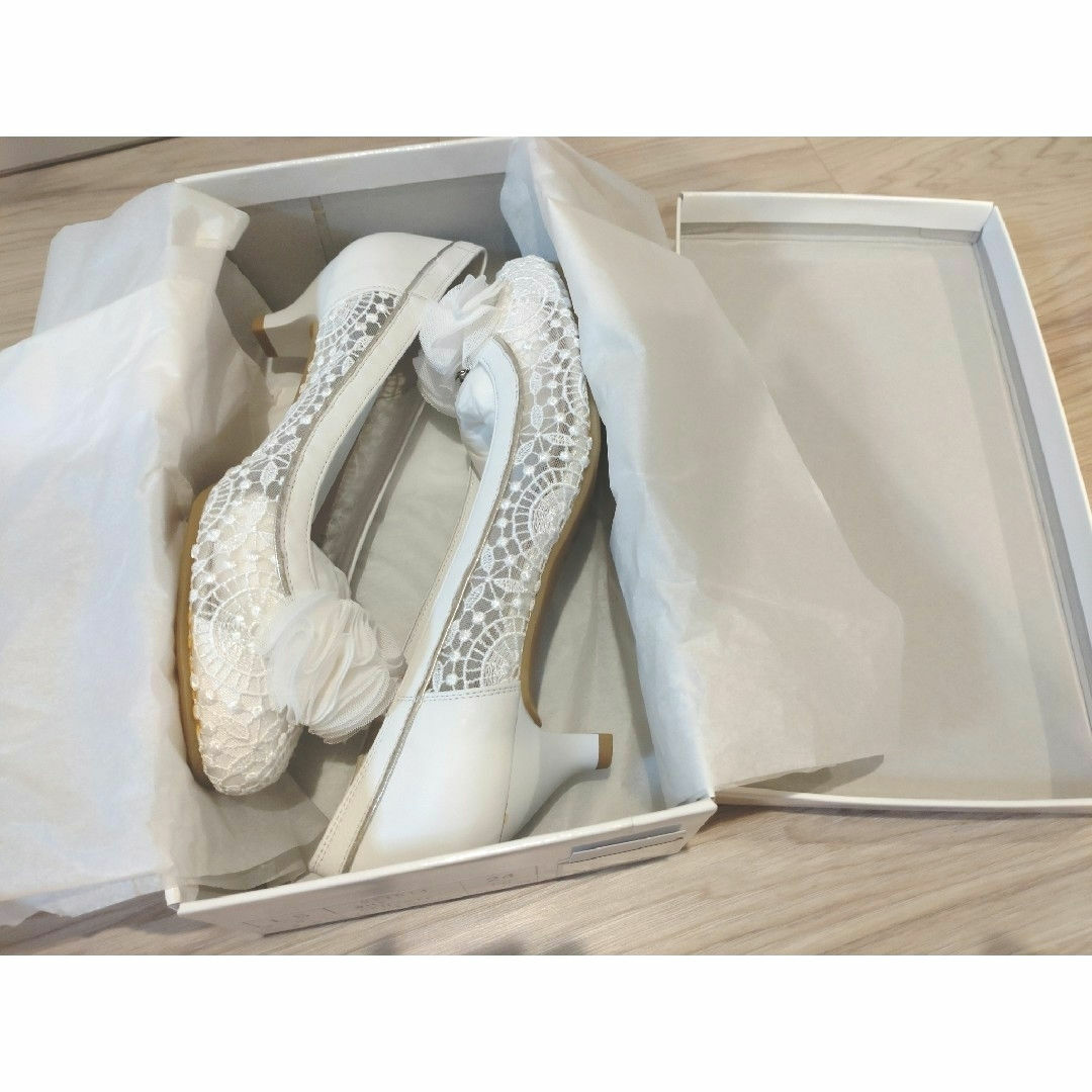 GINZA Kanematsu - 新品 銀座カネマツ 2way ホワイトパンプス GINZA Kanematsu - 新品 銀座カネマツ 2way ホワイトパンプス