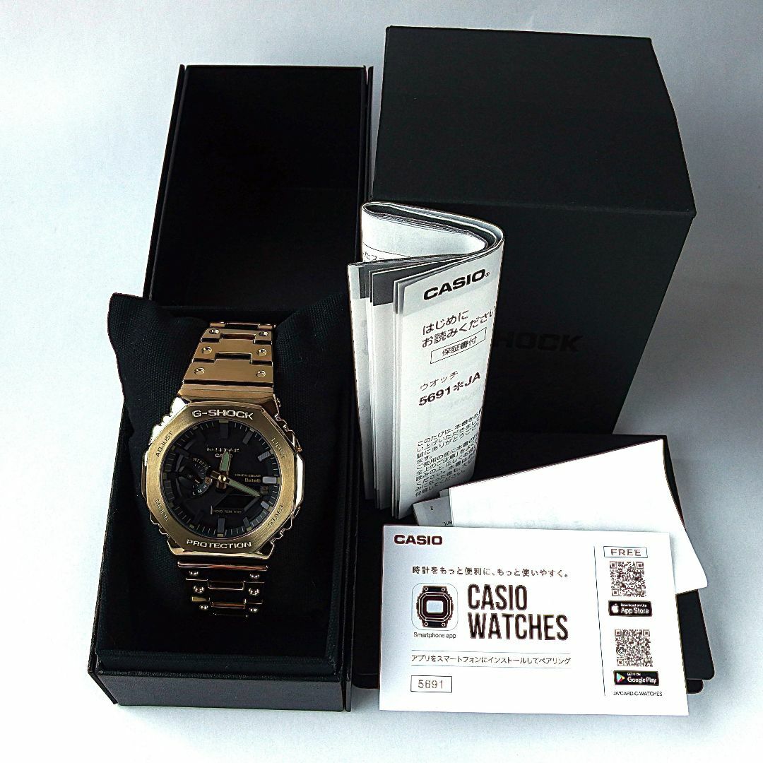 G-SHOCK - 【未使用・送料無料】 FULL METAL GM-B2100GD-9AJF の G-SHOCK - 【未使用・送料無料】 FULL METAL GM-B2100GD-9AJF の