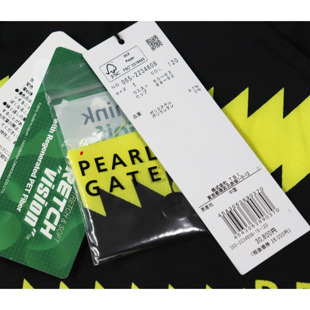 PEARLY GATES - 《パーリーゲイツ》新品 ストレッチ ギザギザ PEARLY GATES - 《パーリーゲイツ》新品 ストレッチ ギザギザ