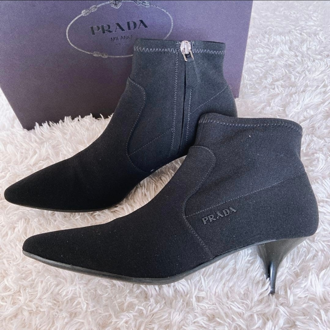PRADA - PRADA 美品ショートブーツ36サイズ プラダの通販 by PRADA - PRADA 美品ショートブーツ36サイズ プラダの通販 by
