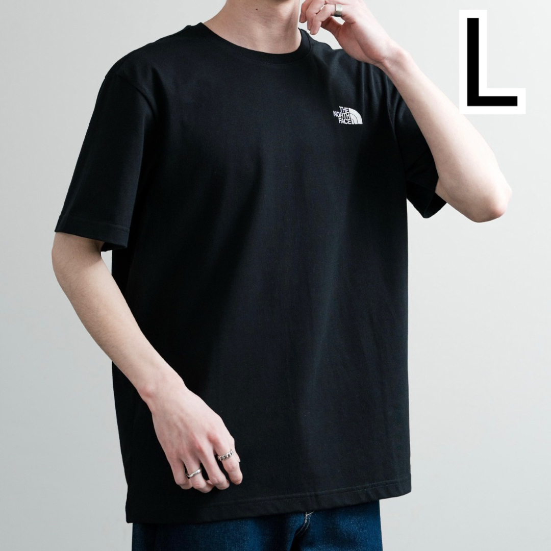 THE NORTH FACE - L*ブラック 黒*半袖 ベーシックTシャツ THE NORTH FACE - L*ブラック 黒*半袖 ベーシックTシャツ