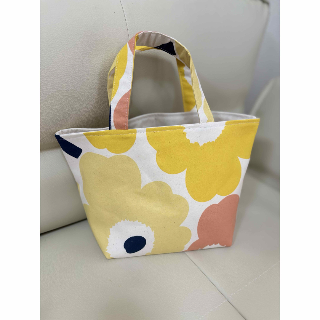 marimekko - 【マリメッコ】ハンドメイド ミニトートバッグの marimekko - 【マリメッコ】ハンドメイド ミニトートバッグの