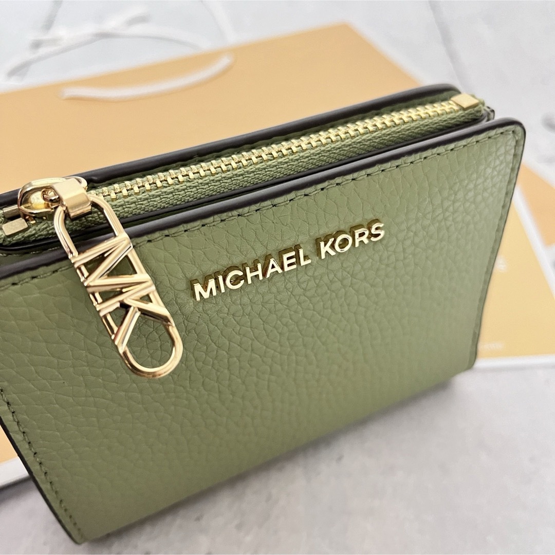 MICHAEL KORS - マイケルコース☆新品☆ EMPIRE レザー 二つ折り MICHAEL KORS - マイケルコース☆新品☆ EMPIRE レザー 二つ折り