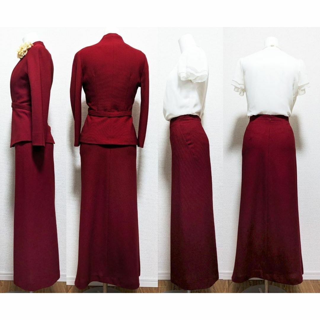 Sybilla - ⁑◇【美品】シビラ セレモニースーツ 鮮やかな赤の Sybilla - ⁑◇【美品】シビラ セレモニースーツ 鮮やかな赤の