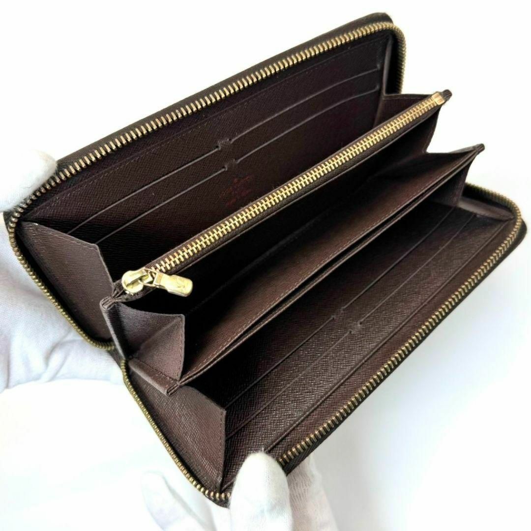 LOUIS VUITTON - 良品 ルイヴィトン ダミエ エベヌ ジッピー LOUIS VUITTON - 良品 ルイヴィトン ダミエ エベヌ ジッピー
