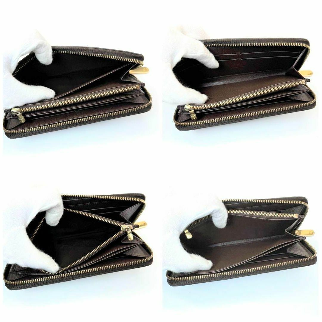 LOUIS VUITTON - 良品 ルイヴィトン ダミエ エベヌ ジッピー LOUIS VUITTON - 良品 ルイヴィトン ダミエ エベヌ ジッピー