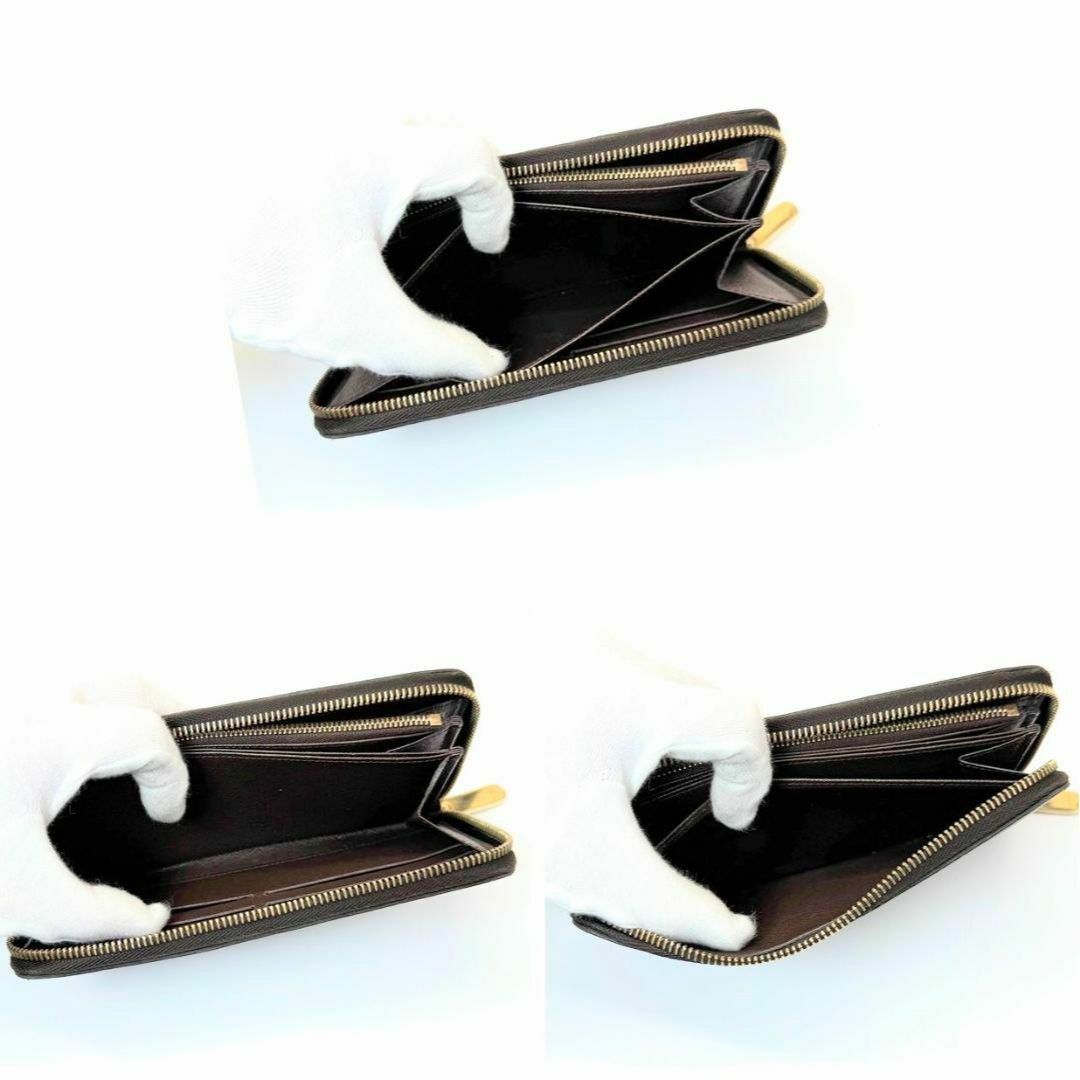 LOUIS VUITTON - 良品 ルイヴィトン ダミエ エベヌ ジッピー LOUIS VUITTON - 良品 ルイヴィトン ダミエ エベヌ ジッピー
