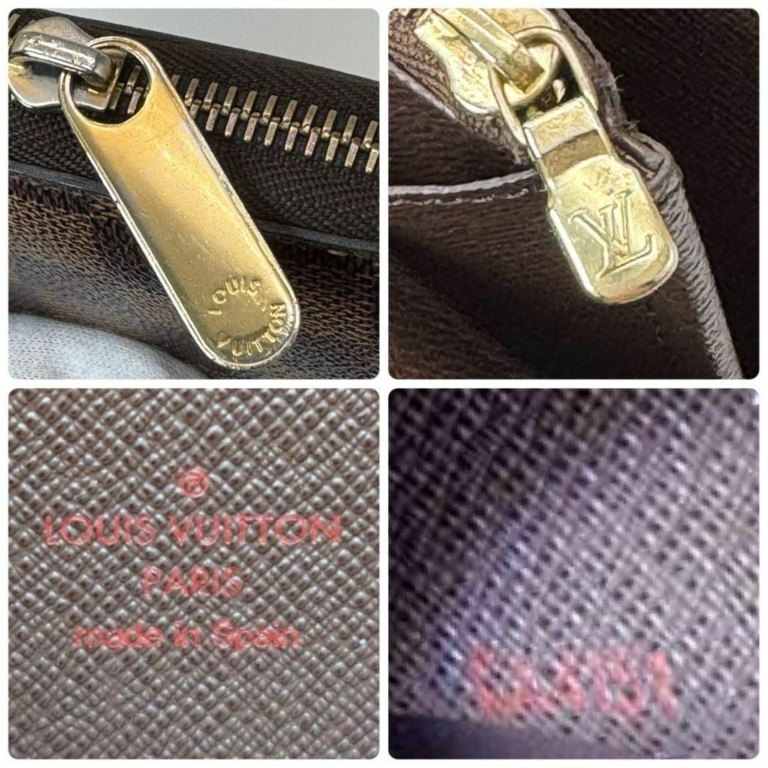 LOUIS VUITTON - 良品 ルイヴィトン ダミエ エベヌ ジッピー LOUIS VUITTON - 良品 ルイヴィトン ダミエ エベヌ ジッピー
