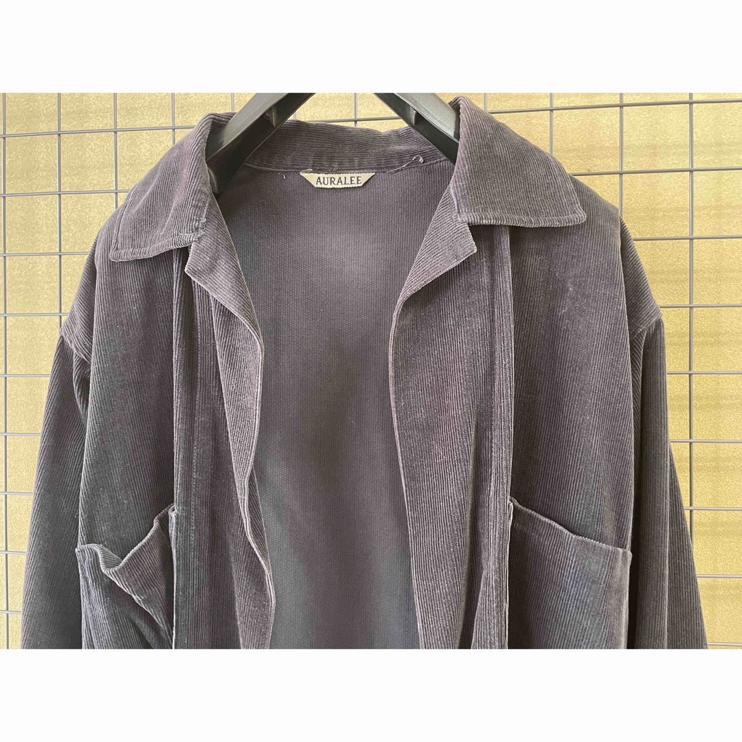 AURALEE - AURALEEオーラリーWASHED CORDUROY SHIRT JACKETの AURALEE - AURALEEオーラリーWASHED CORDUROY SHIRT JACKETの