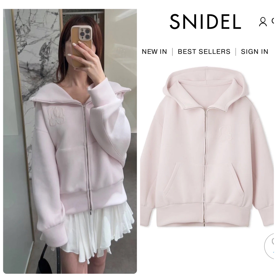 SNIDEL - 完売🎀新作新品💫SNIDELボリュームパーカー2025 SNIDEL - 完売🎀新作新品💫SNIDELボリュームパーカー2025