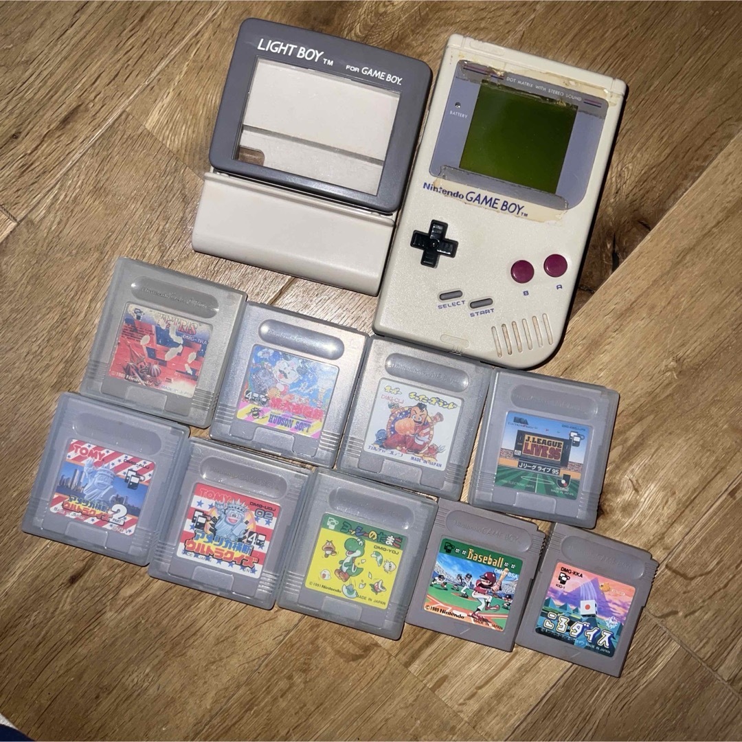 ゲームボーイ - Nintendo 初代ゲームボーイ + ゲームソフト10本 ゲームボーイ - Nintendo 初代ゲームボーイ + ゲームソフト10本