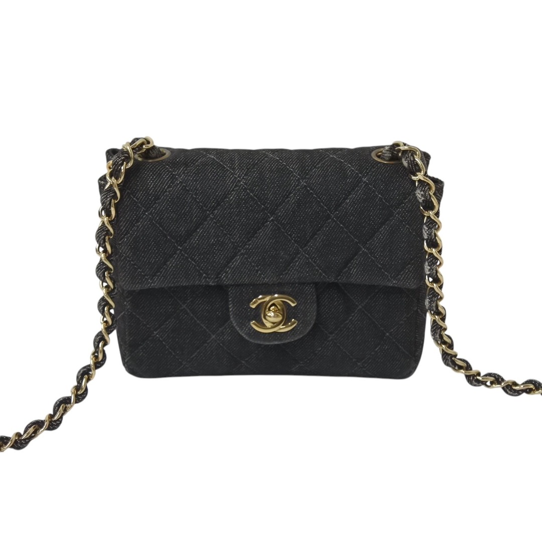 CHANEL - CHANEL シャネル デニム ミニマトラッセ 17 チェーン CHANEL - CHANEL シャネル デニム ミニマトラッセ 17 チェーン