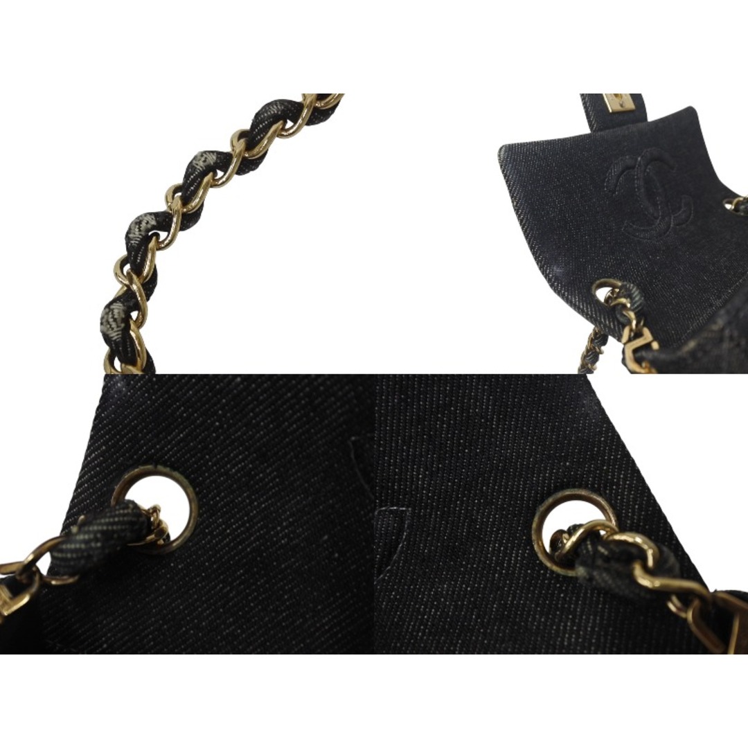 CHANEL - CHANEL シャネル デニム ミニマトラッセ 17 チェーン CHANEL - CHANEL シャネル デニム ミニマトラッセ 17 チェーン