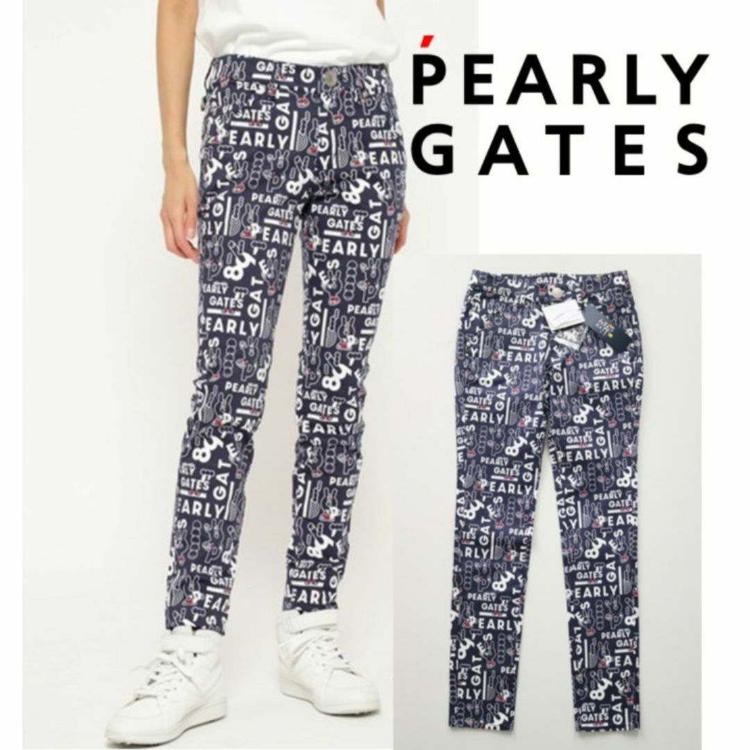 PEARLY GATES - 新品【パーリーゲイツ】ストレッチ キャラクター PEARLY GATES - 新品【パーリーゲイツ】ストレッチ キャラクター