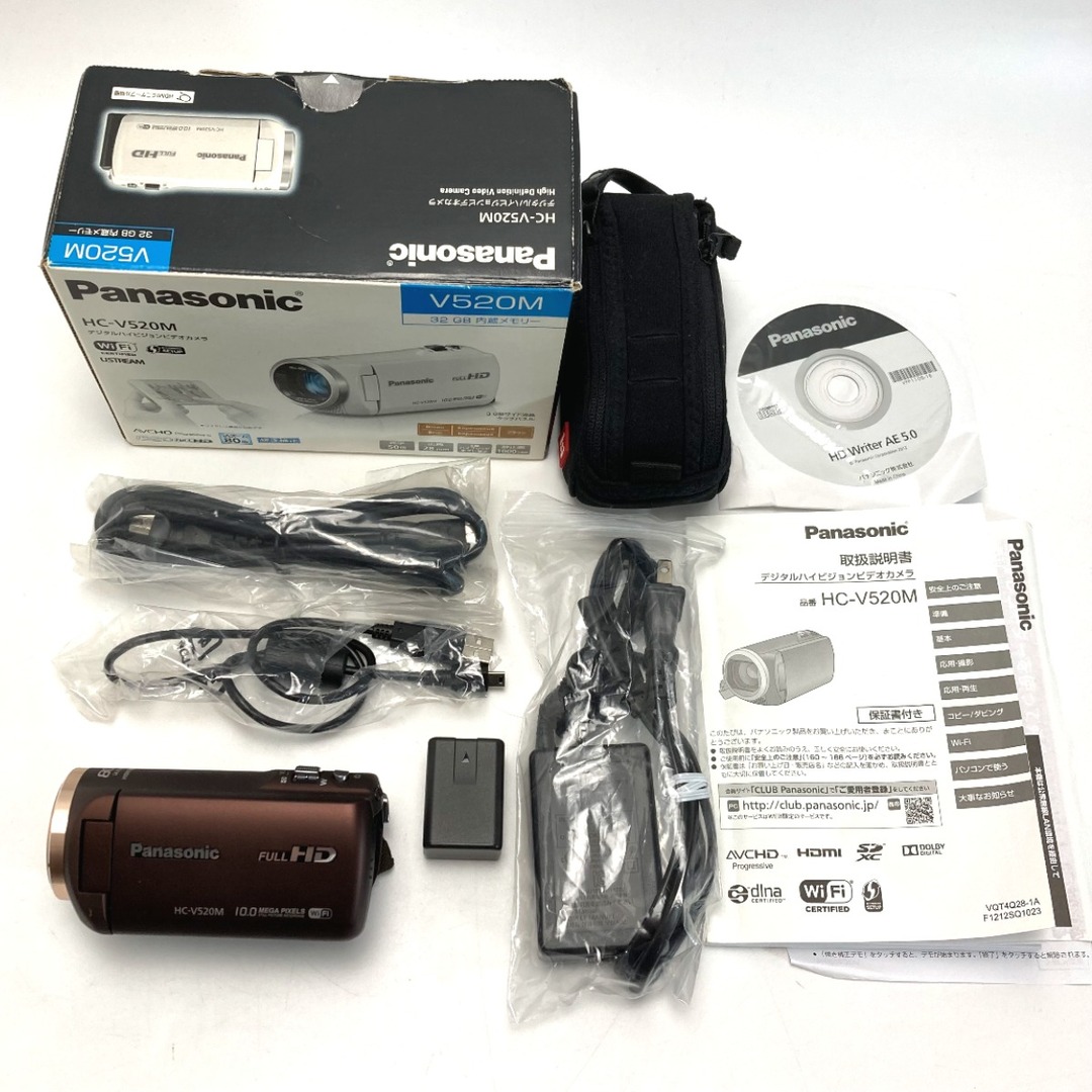 Panasonic - Panasonic パナソニック HC-V520M ブラウン Panasonic - Panasonic パナソニック HC-V520M ブラウン