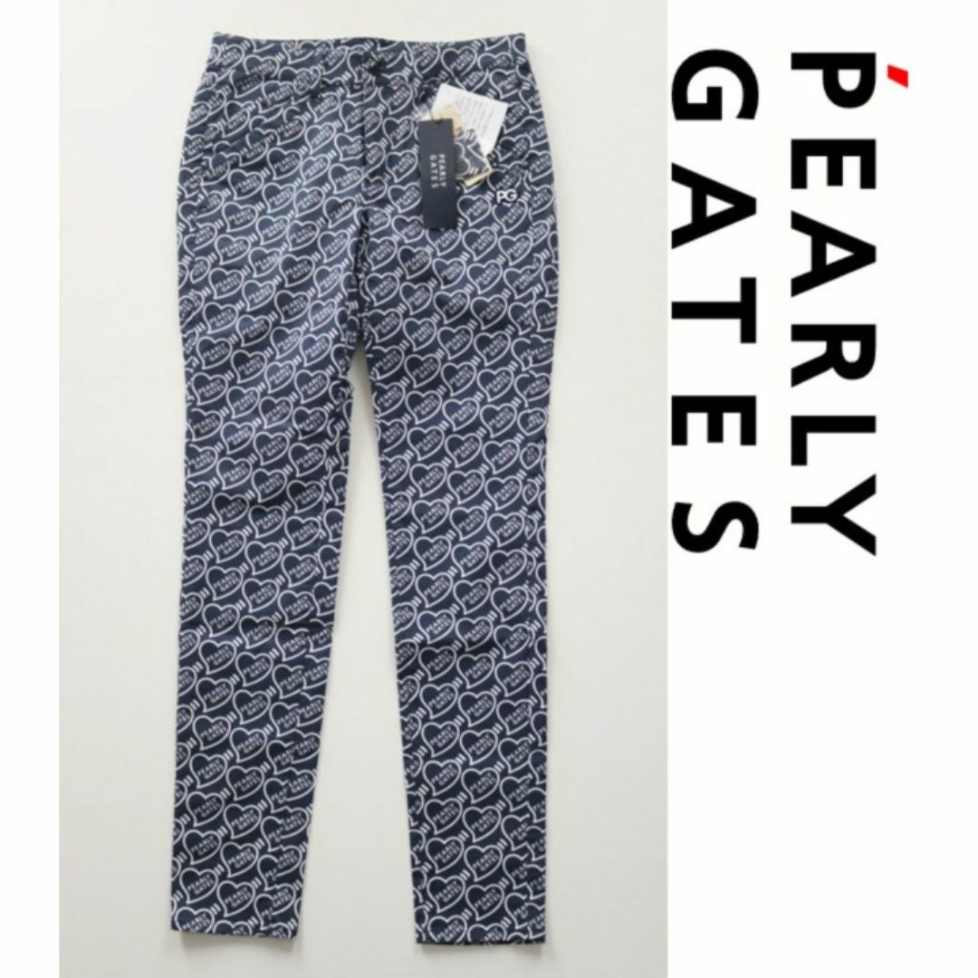 PEARLY GATES - 新品タグ付き【パーリーゲイツ】ハートロゴ総柄 PEARLY GATES - 新品タグ付き【パーリーゲイツ】ハートロゴ総柄